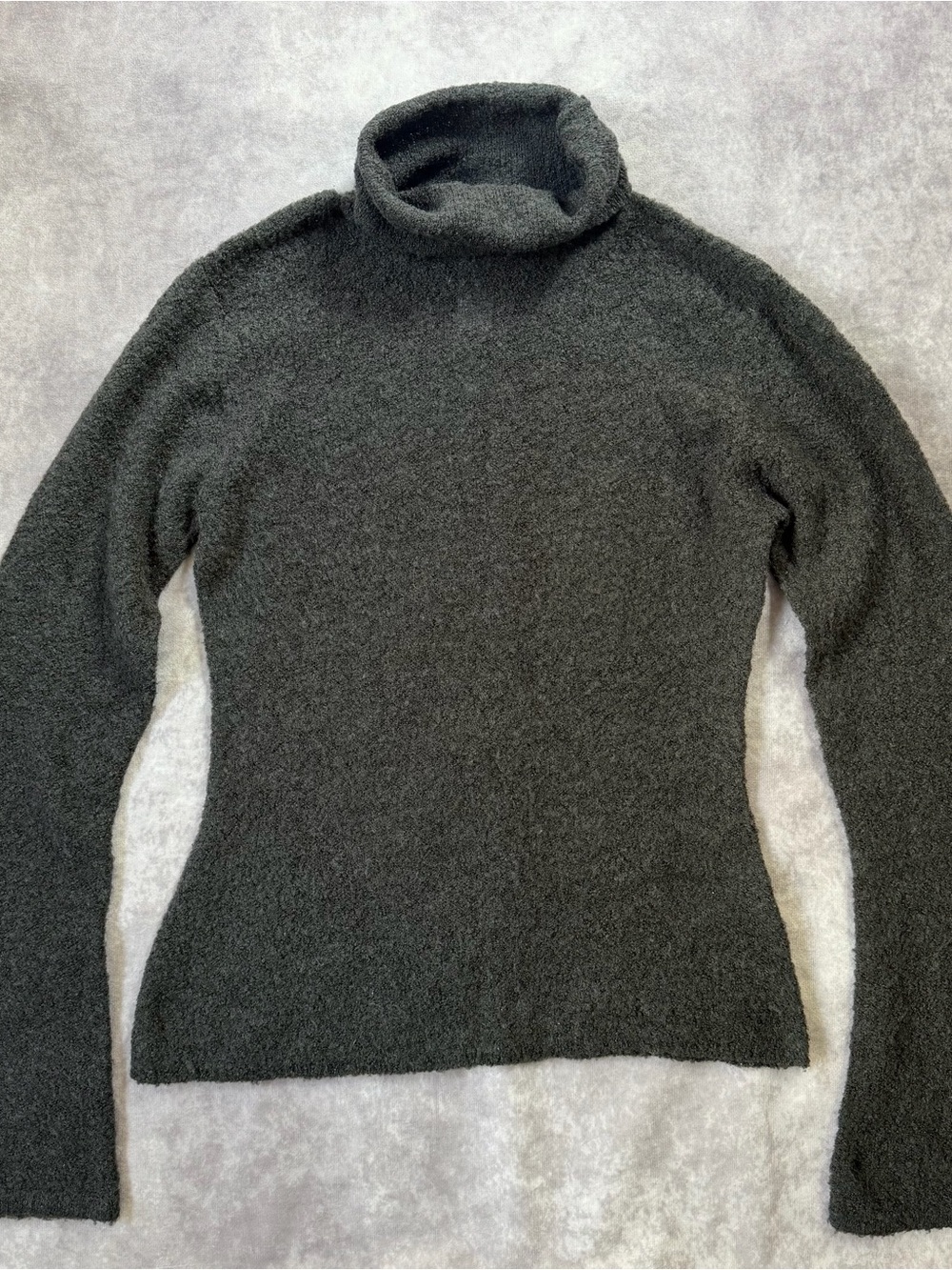 Vintage Free People Black Cozy Turtleneck Sweater